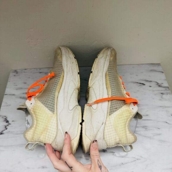 Brandblack Kite Racer Sneakers White And Orange Mens Size 6.5 - Picture 6 of 10